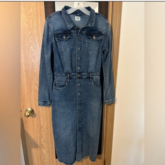 Wash Lab denim dress - Picture 3 of 10